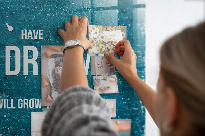 Memobord keuken Motiverende tekst