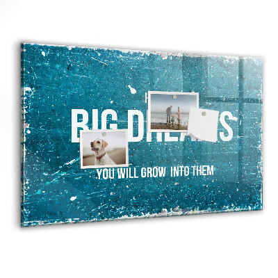 Memobord keuken Motiverende tekst