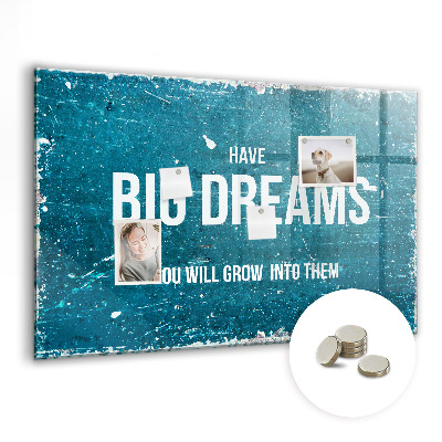 Memobord keuken Motiverende tekst