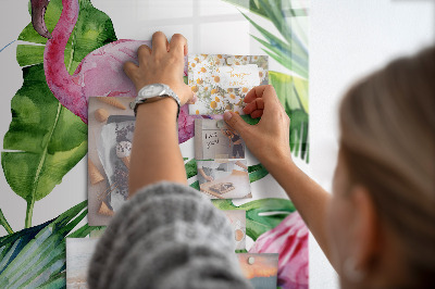 Magnet board Natuur flamingo's