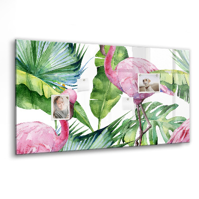 Magnet board Natuur flamingo's