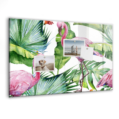 Magnet board Natuur flamingo's