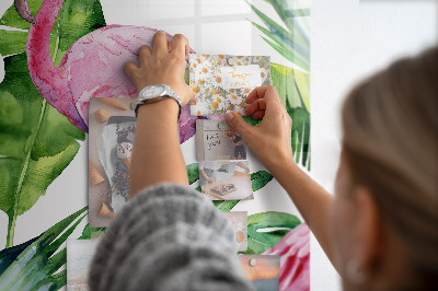 Magnet board Natuur flamingo's
