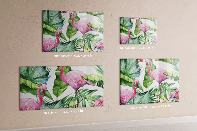 Magnet board Natuur flamingo's