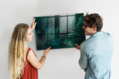 Magnetisch wandbord Tropische bladeren