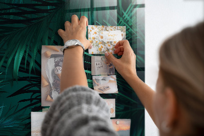 Magnetisch wandbord Tropische bladeren