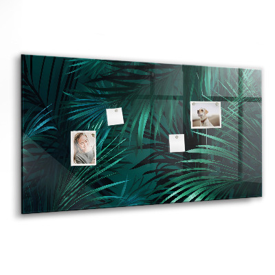Magnetisch wandbord Tropische bladeren