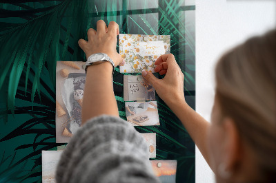 Magnetisch wandbord Tropische bladeren