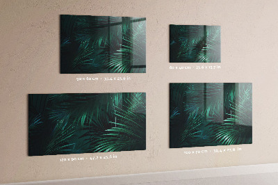 Magnetisch wandbord Tropische bladeren