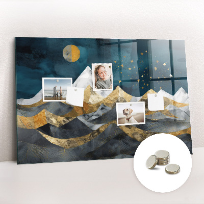 Magnet board Bergen 's nachts