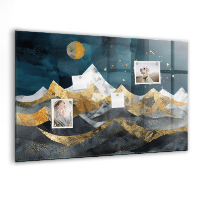 Magnet board Bergen 's nachts