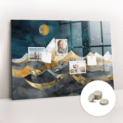 Magnet board Bergen 's nachts