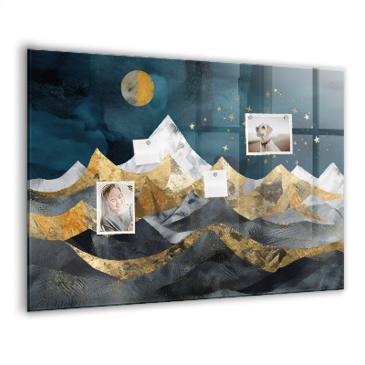 Magnet board Bergen 's nachts