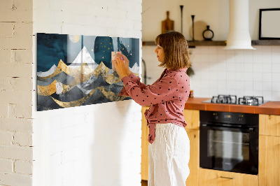 Magnet board Bergen 's nachts