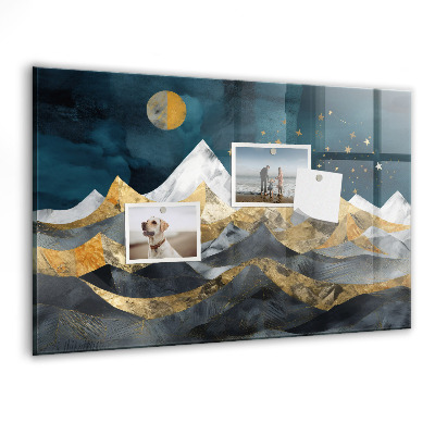 Magnet board Bergen 's nachts