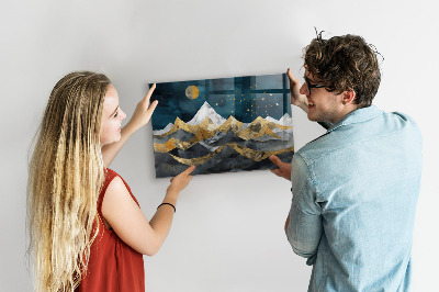 Magnet board Bergen 's nachts