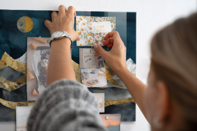 Magnet board Bergen 's nachts