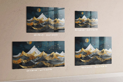 Magnet board Bergen 's nachts