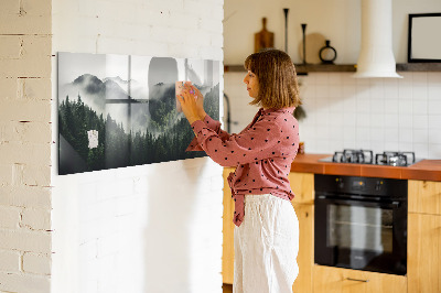 Magnetisch wandbord Boslandschap