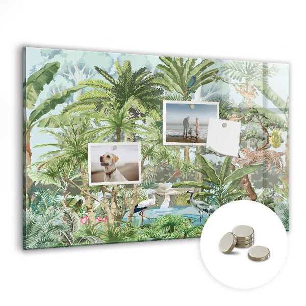 Memobord keuken Natuur jungle natuur