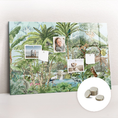 Memobord keuken Natuur jungle natuur