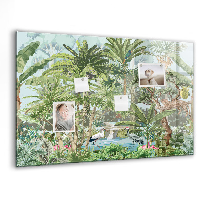 Memobord keuken Natuur jungle natuur