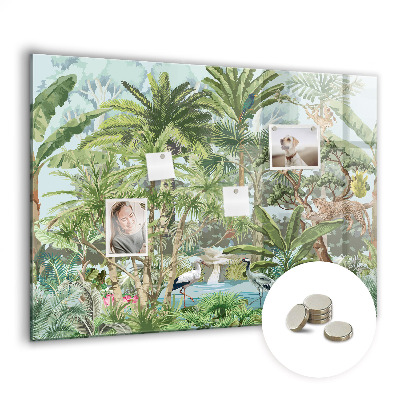 Memobord keuken Natuur jungle natuur