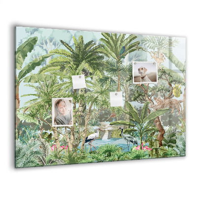 Memobord keuken Natuur jungle natuur