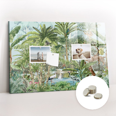 Memobord keuken Natuur jungle natuur