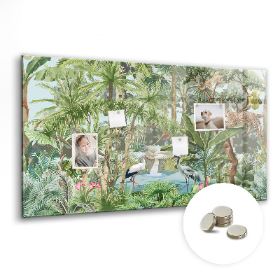 Memobord keuken Natuur jungle natuur
