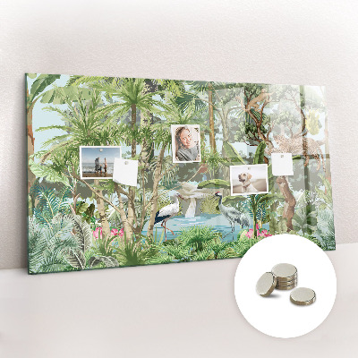 Memobord keuken Natuur jungle natuur