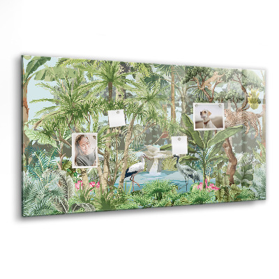 Memobord keuken Natuur jungle natuur