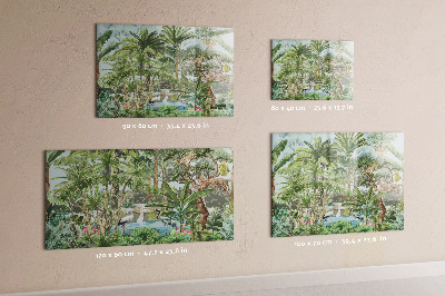 Memobord keuken Natuur jungle natuur