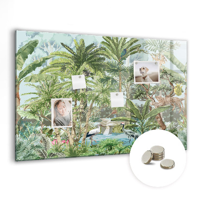 Memobord keuken Natuur jungle natuur