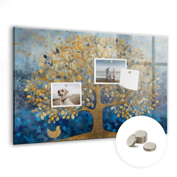 Magnetisch wandbord Abstracte boom