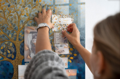 Magnetisch wandbord Abstracte boom