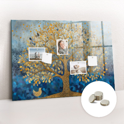 Magnetisch wandbord Abstracte boom