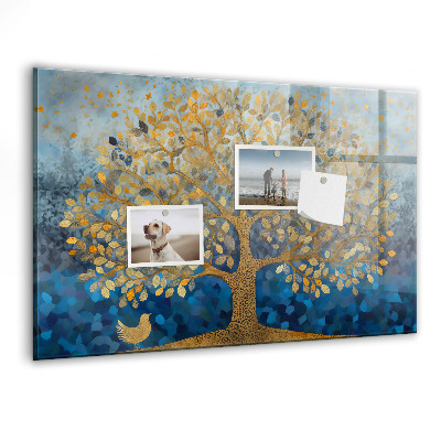 Magnetisch wandbord Abstracte boom