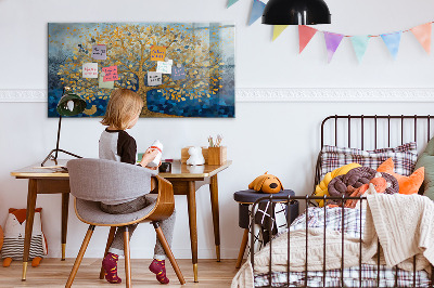 Magnetisch wandbord Abstracte boom