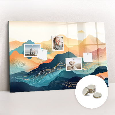 Magnet board Berglandschap