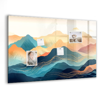 Magnet board Berglandschap