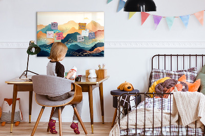 Magnet board Berglandschap