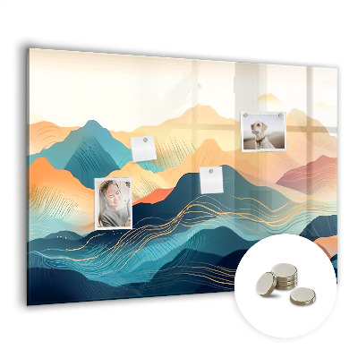 Magnet board Berglandschap