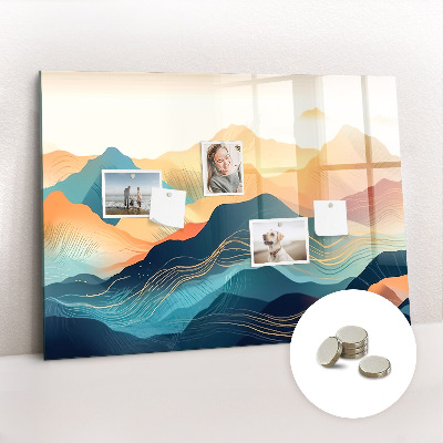 Magnet board Berglandschap