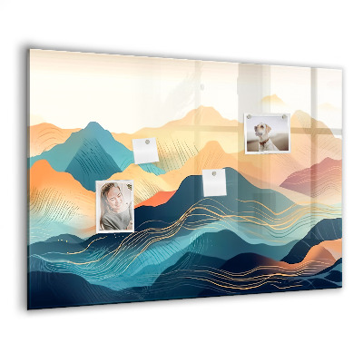 Magnet board Berglandschap