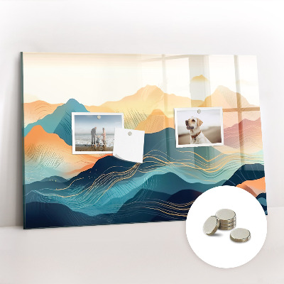 Magnet board Berglandschap