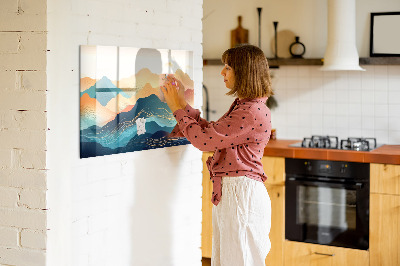 Magnet board Berglandschap
