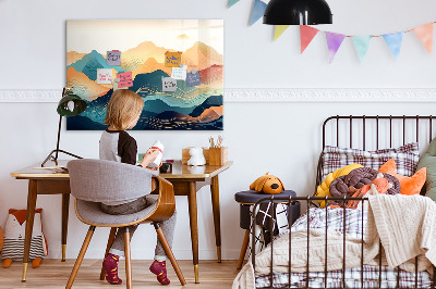 Magnet board Berglandschap