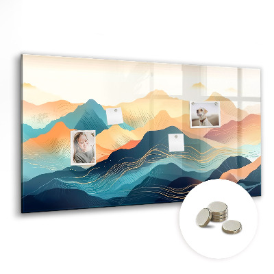 Magnet board Berglandschap