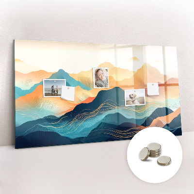 Magnet board Berglandschap